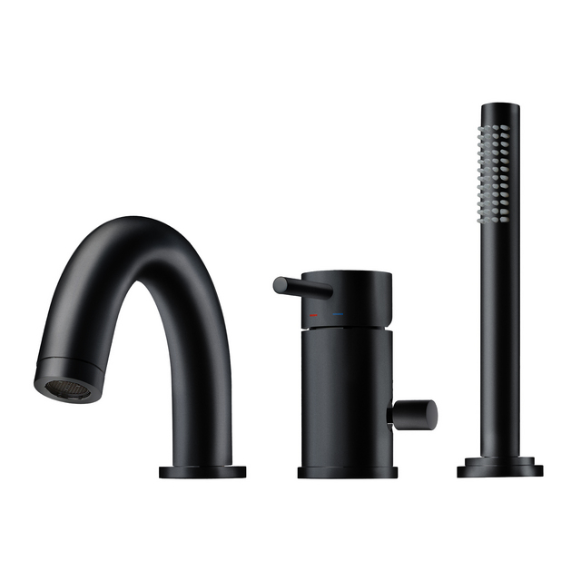 BADKARSBLANDARE BI047 SARGMONTERAD MATTSVART | Beijerbygg Byggmaterial